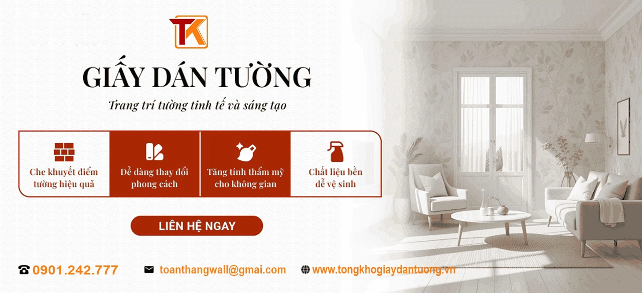 Tổng kho giấy dán tường 3