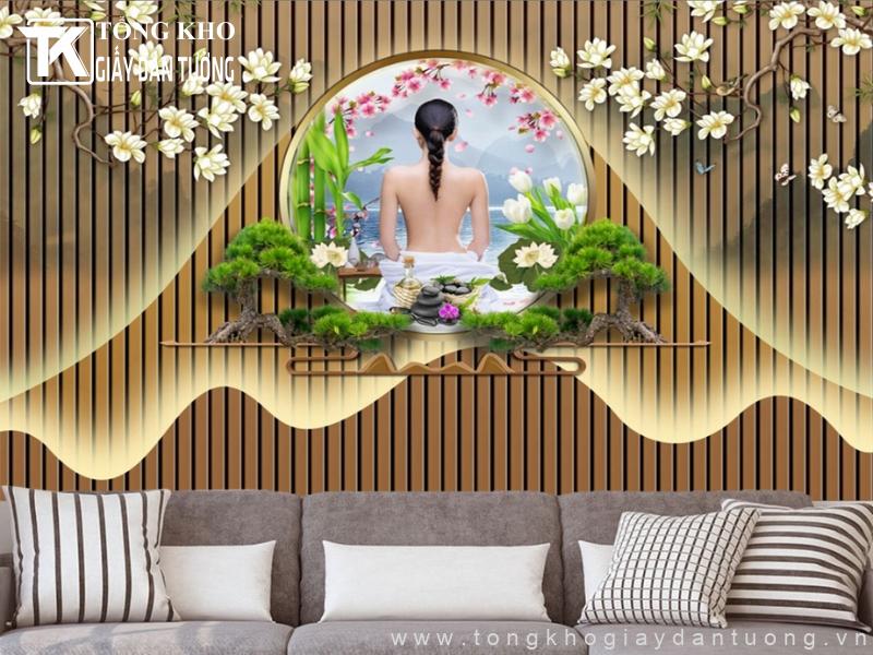 TOP 219+ Mẫu giấy dán tường spa đẹp, sang trọng, tinh tế 6 Lựa chọn loại giấy dán màu sắc hài hòa với tổng thể nội thất spa