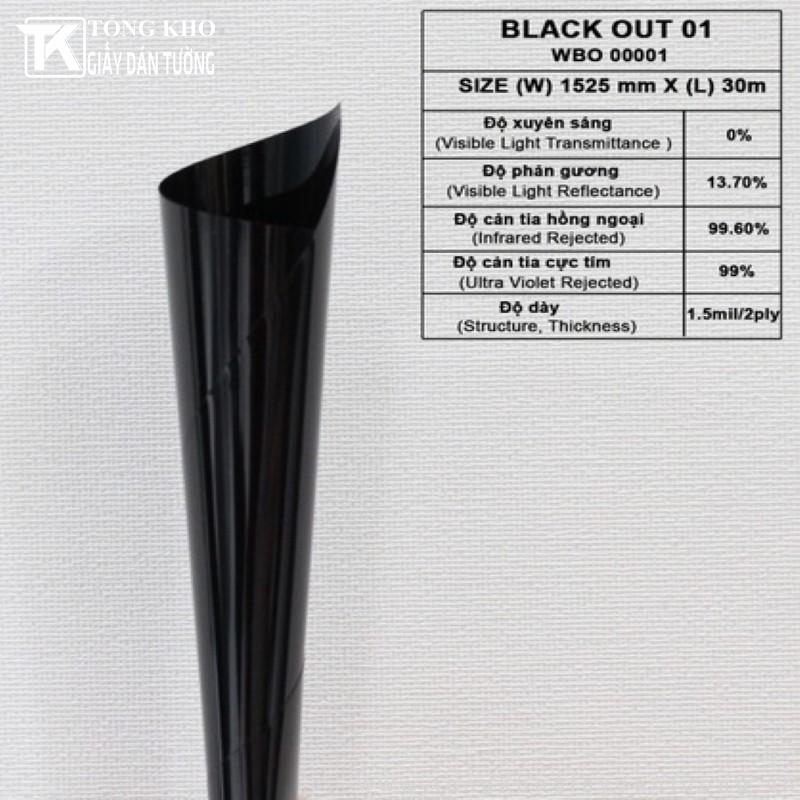 Film cách nhiệt Black Out 01