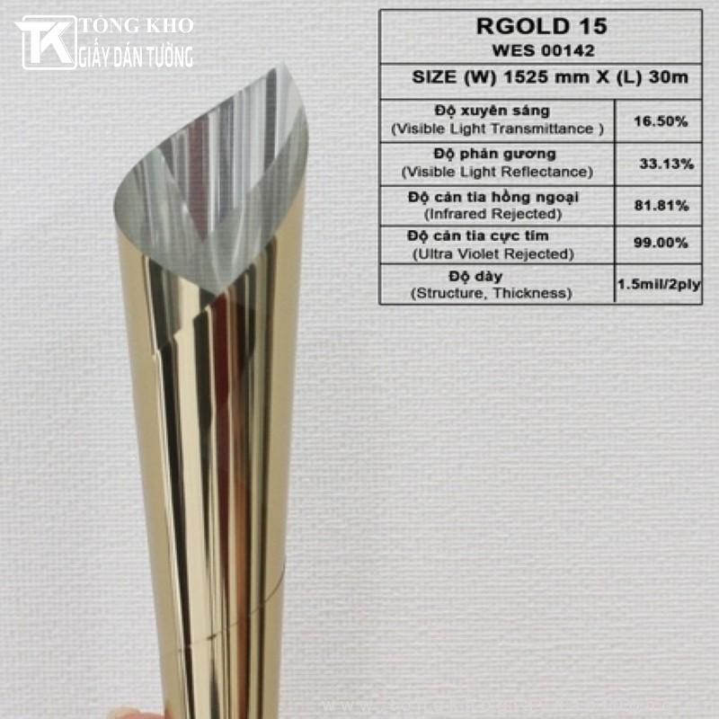 Film cách nhiệt RGOLD 15