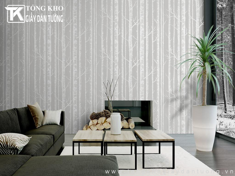 Giấy dán tường dán phòng khách đẹp và chất lượng