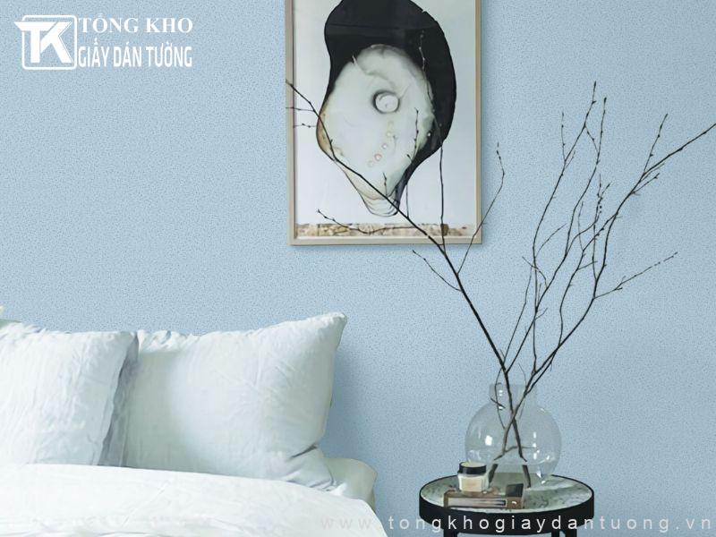 Trang trí phòng ngủ vợ chồng với mẫu giấy dán tinh tế, trang nhã