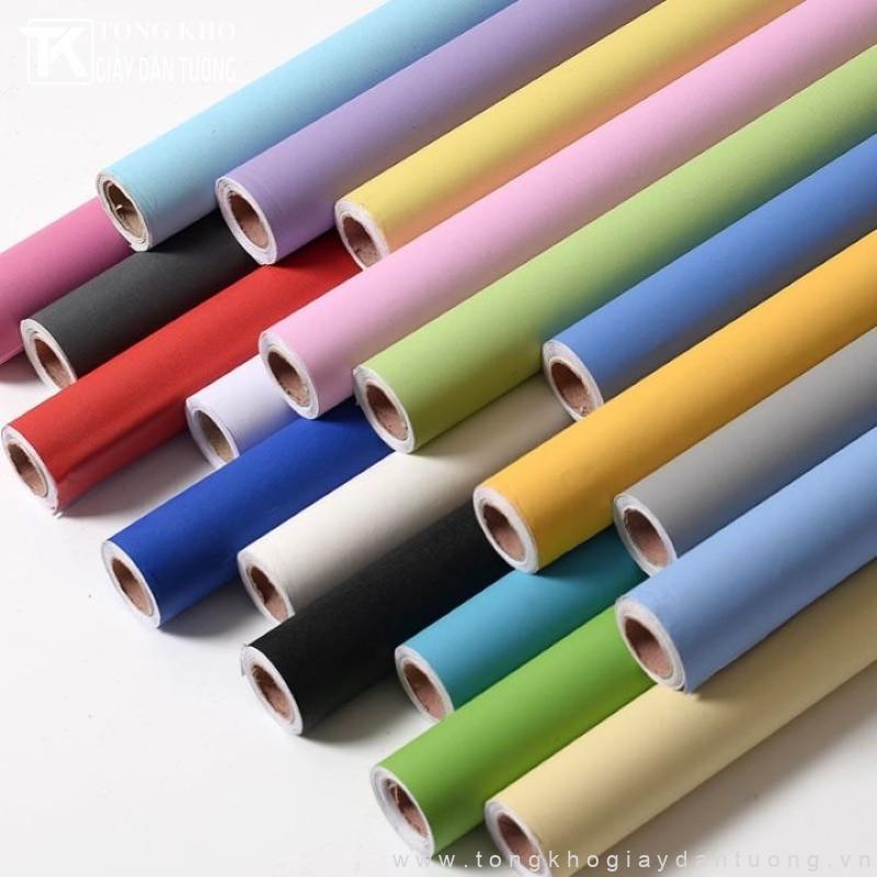 Giấy dán tường đơn sắc