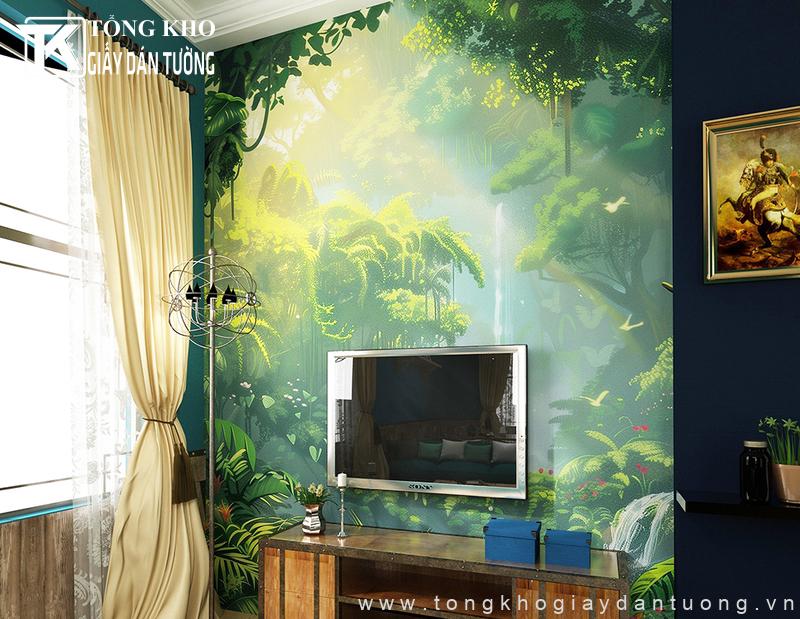 Giá giấy dán tường hoa văn dao động từ trăm đến vài triệu đồng, phụ thuộc nhiều vào độ phức tạp, tinh xảo của họa tiết