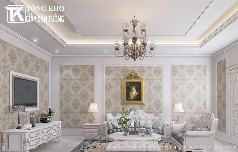 Lựa chọn hoa văn tân cổ điển là phương án an toàn, không sợ lỗi thời theo thời gian