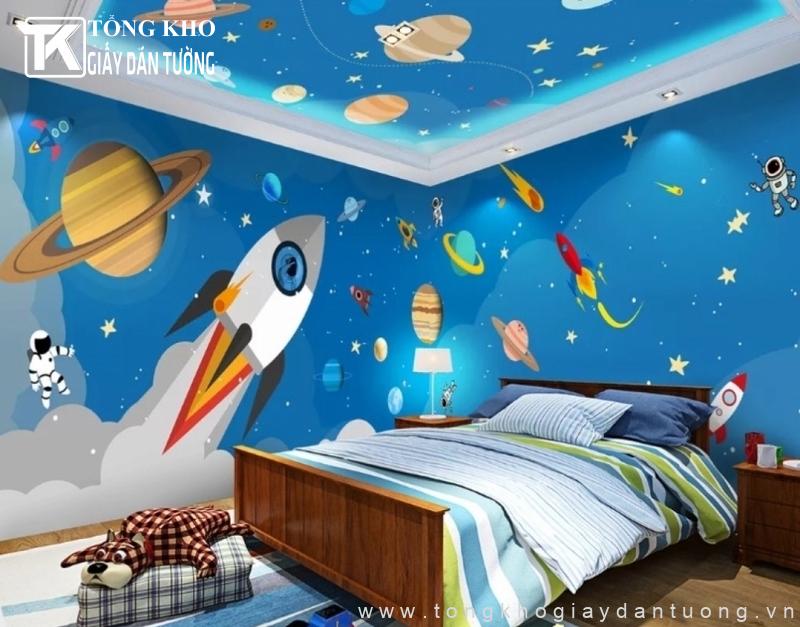 Không gian sống sinh động còn giúp bé thỏa sức sáng tạo, phát triển khả năng tư duy