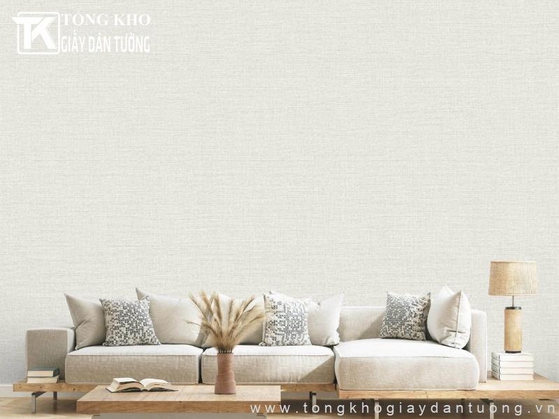 199+ mẫu giấy dán tường trơn tối giản, hiện đại và sang trọng 4 Sản phẩm có đường vân vải đẹp được dùng để trang trí phòng khách sang trọng