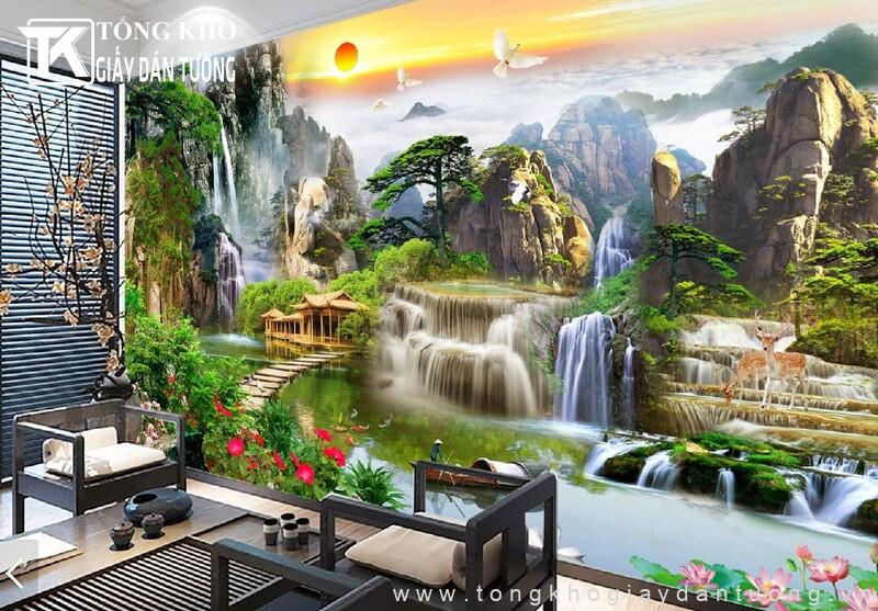 Tranh dán tường chỉ có thể phát huy tốt công dụng khi được thi công đúng kỹ thuật