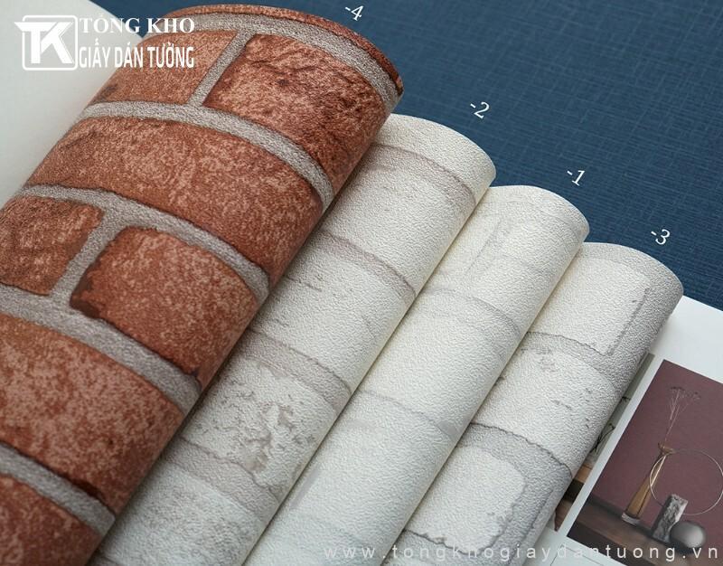 Giấy dán tường giả gạch giá tốt được nhiều khách hàng lựa chọn