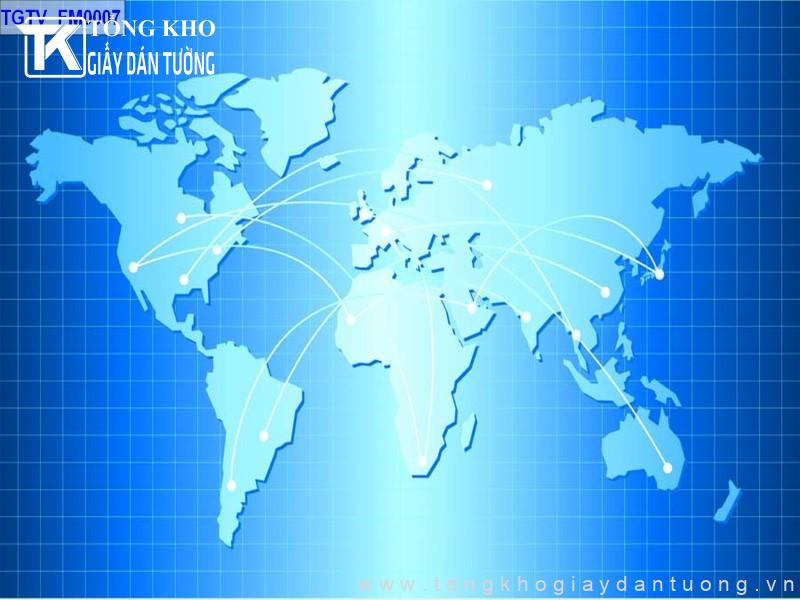 Tranh dán tường bản đồ TGTV-FM0007