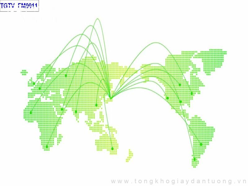 Tranh dán tường bản đồ TGTV-FM0011