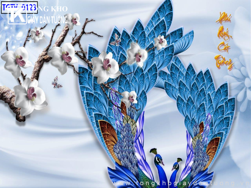Tranh dán tường 3D TGTV-0123