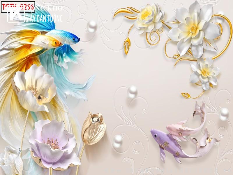 Tranh dán tường 3D TGTV-0266