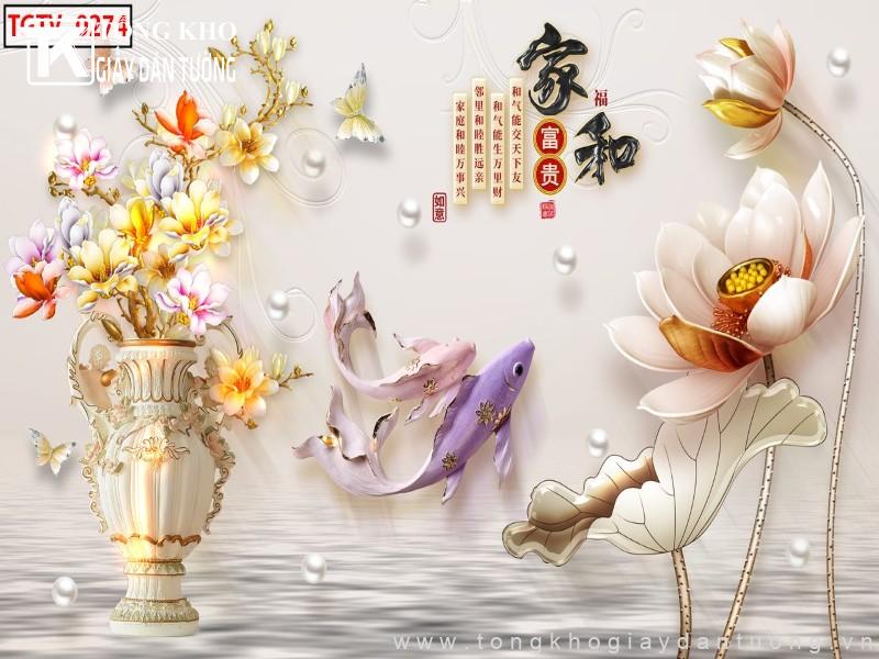 Tranh dán tường 3D TGTV-0274