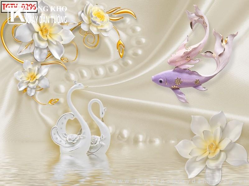 Tranh dán tường 3D TGTV-0296