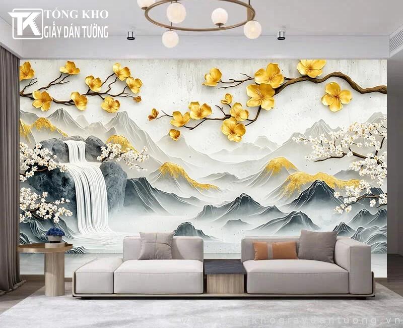 Núi non trùng điệp tạo nên sự uy nghi, bề thế và thể hiện được đẳng cấp, tầm nhìn của chủ nhà