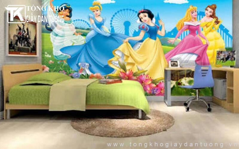 Yếu tố ngọt ngào, dễ thương của các nàng công chúa tạo cho bé sự thích thú
