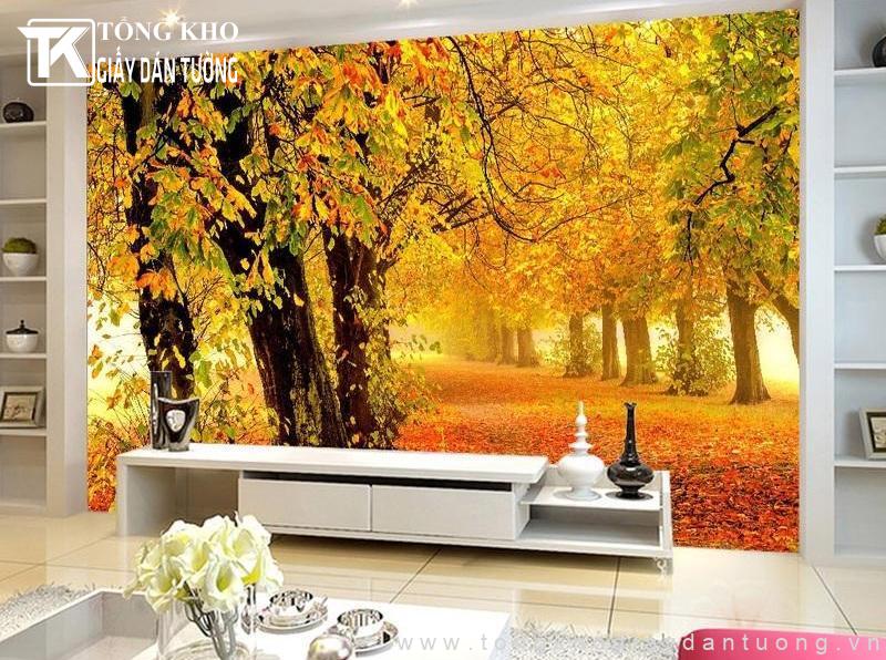 Tranh dán tường không chỉ trang trí mà còn thể hiện gu thẩm mỹ tinh tế của gia chủ