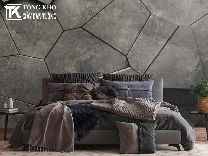 Giấy dán giả xi măng được ứng dụng rộng rãi từ nhà ở, quán cà phê, cửa hàng, studio