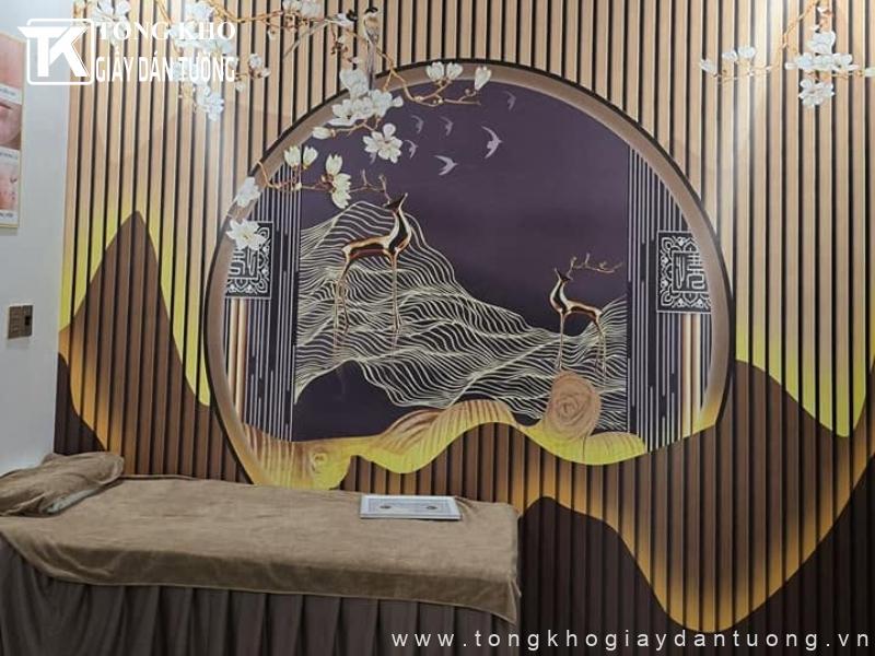 100+ mẫu tranh dán tường spa đẹp, sang trọng giá tốt 7 Lựa chọn mẫu tranh hài hòa với màu sắc thương hiệu spa