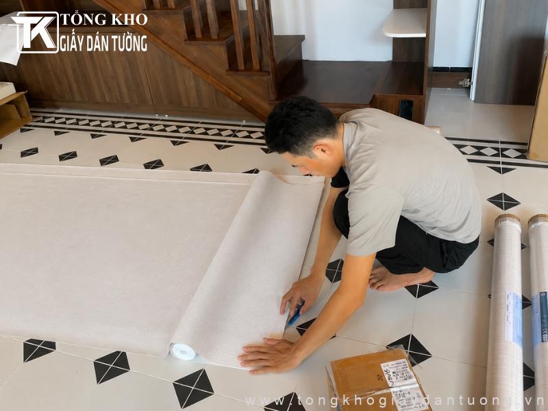 Nhận thi công giấy dán tường Huyện Củ Chi giá tốt