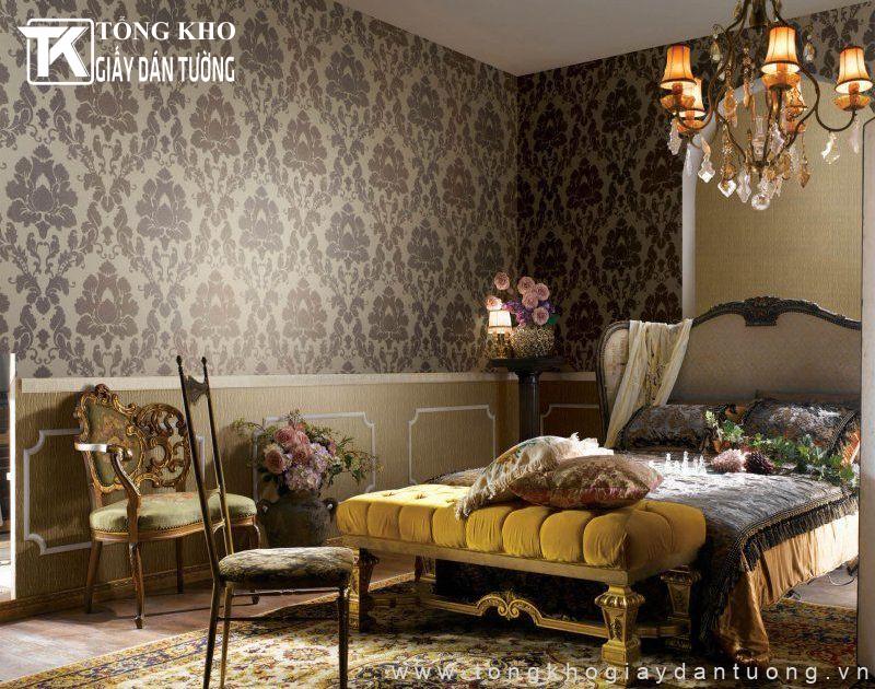Hoa văn châu Âu sang trọng, quyền quý thường thấy trong phòng khách