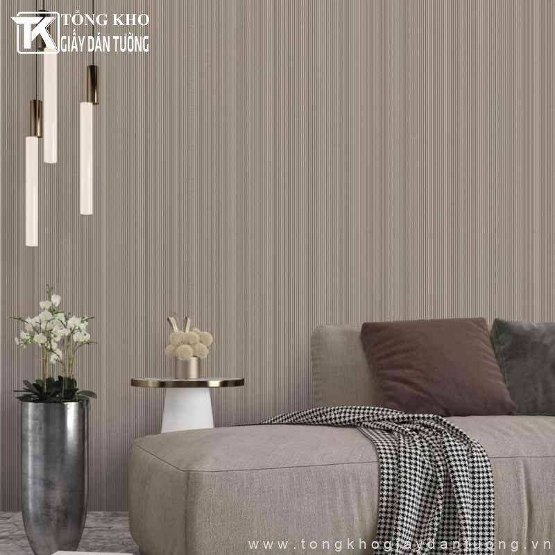 TOP 219+ giấy dán tường hiện đại, bền đẹp, không lỗi thời 6 Giấy dán tường hiện đại kẻ sọc còn giúp không gian trong được mở rộng hơn