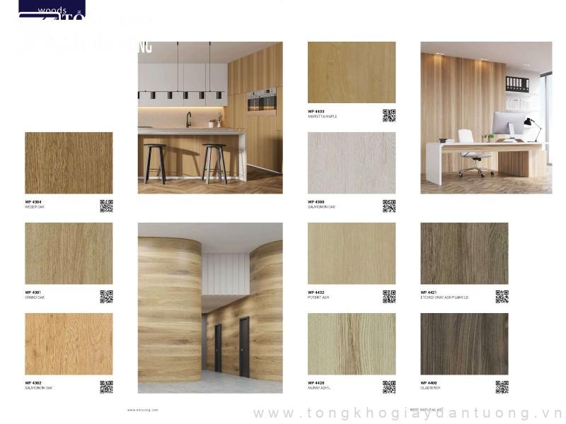 Giấy dán tường An Cường khả năng phối màu chính xác với Eco-veneer điều ít thương hiệu nào làm được