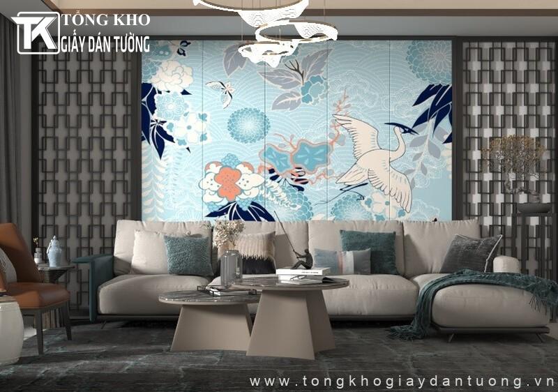 Tổng kho Giấy Dán Tường có sẵn số lượng lớn mẫu giấy dán tường phong cách Indochine 