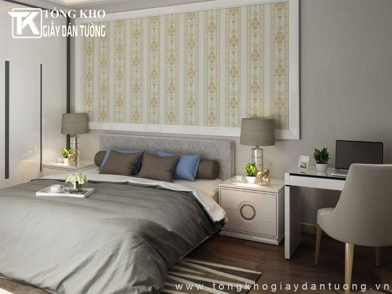 149+ Mẫu tranh dán tường đầu giường hiện đại, đẹp nhất 4 Mẫu tranh họa tiết 3D tô điểm không gian phòng ngủ sang trọng
