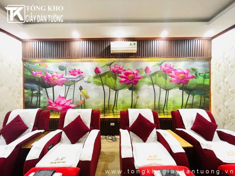 100+ mẫu tranh dán tường spa đẹp, sang trọng giá tốt 1 Sử dụng tranh dán tường spa thay đổi diện mạo cửa tiệm