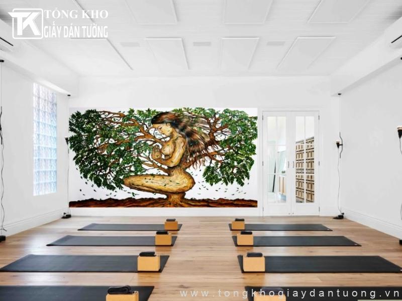 50+ Mẫu tranh dán tường yoga đẹp, độc đáo nhất 6 Mẫu tranh dán tường yoga đẹp trang trí phòng tập Vinyasa