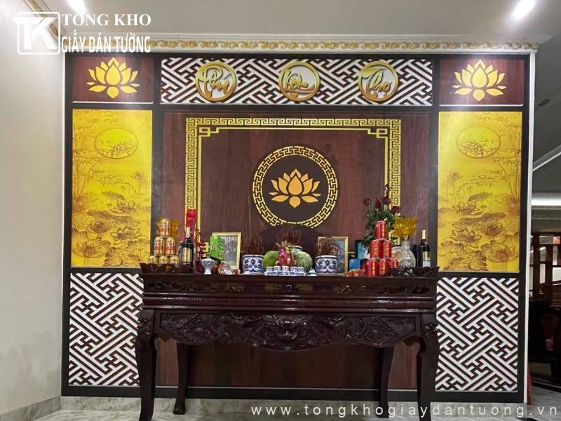 Giải pháp trang trí không gian phòng thờ gia đình trang nghiêm